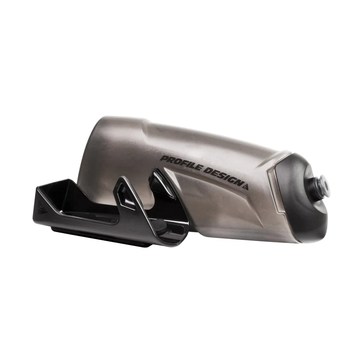 Ansicht Flasche und Flaschenhalter