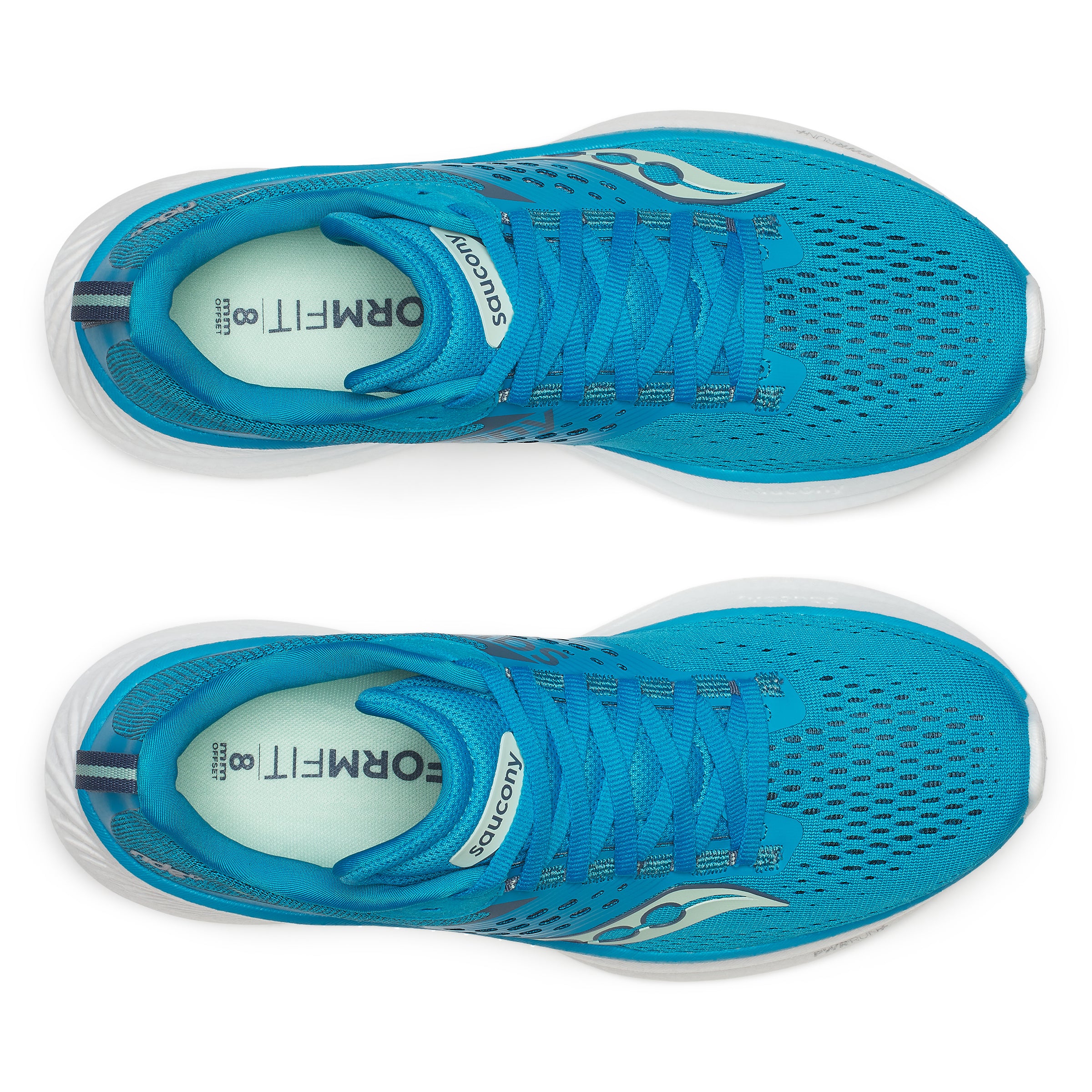 Saucony Ride 17, Damen, Laufschuhe, Viziblue/Mirage