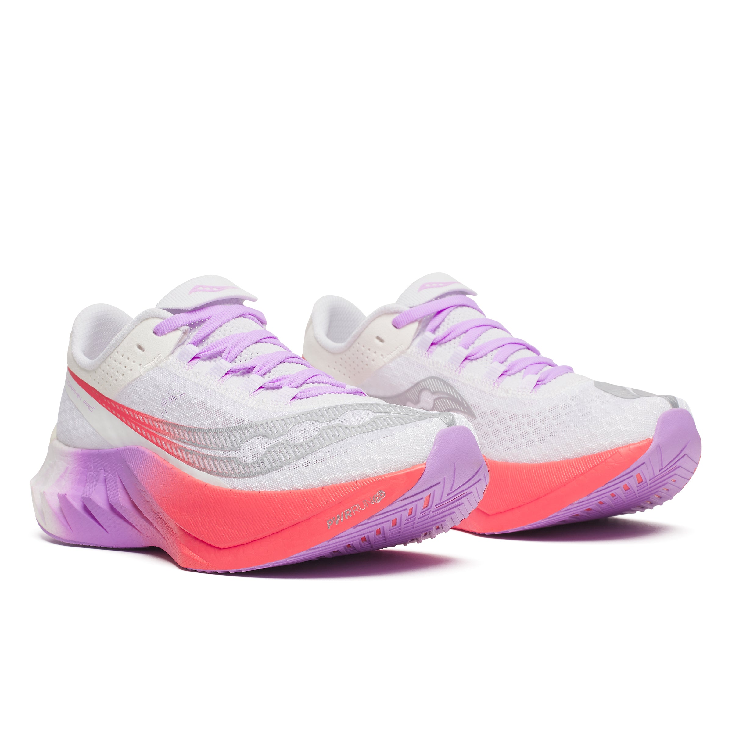 Saucony Endorphin Pro 4, Laufschuh, Damen, White/Crocus