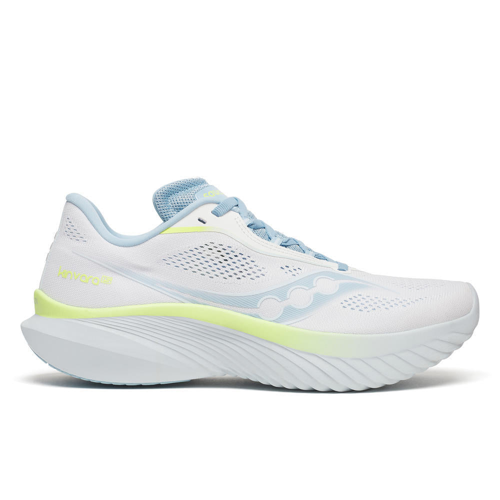 Saucony Kinvara 15, Laufschuh, Damen, White/Icemelt