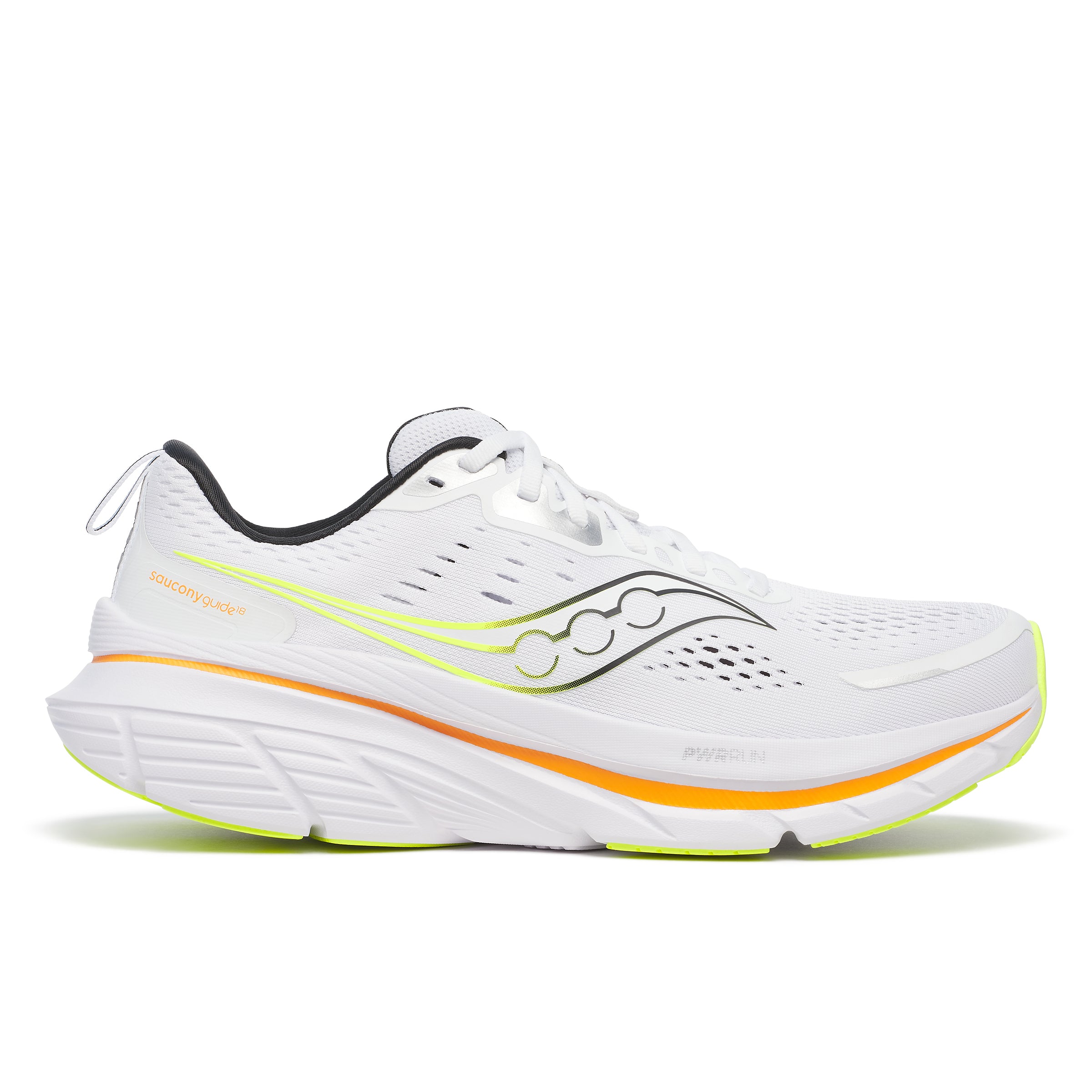 Saucony Guide 18, Laufschuhe, Herren, White/Peel