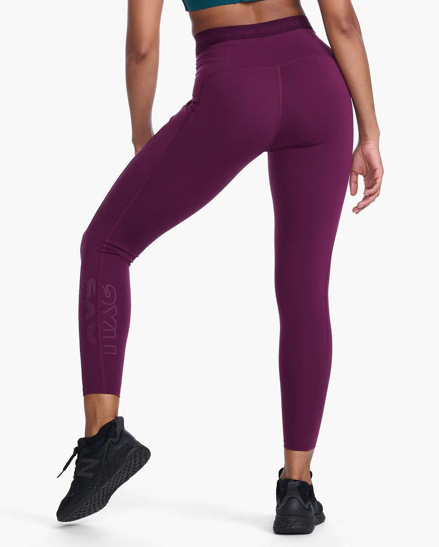 2XU Form Stash Hi-Rise Compression Tight, Damen, Beet/Beet