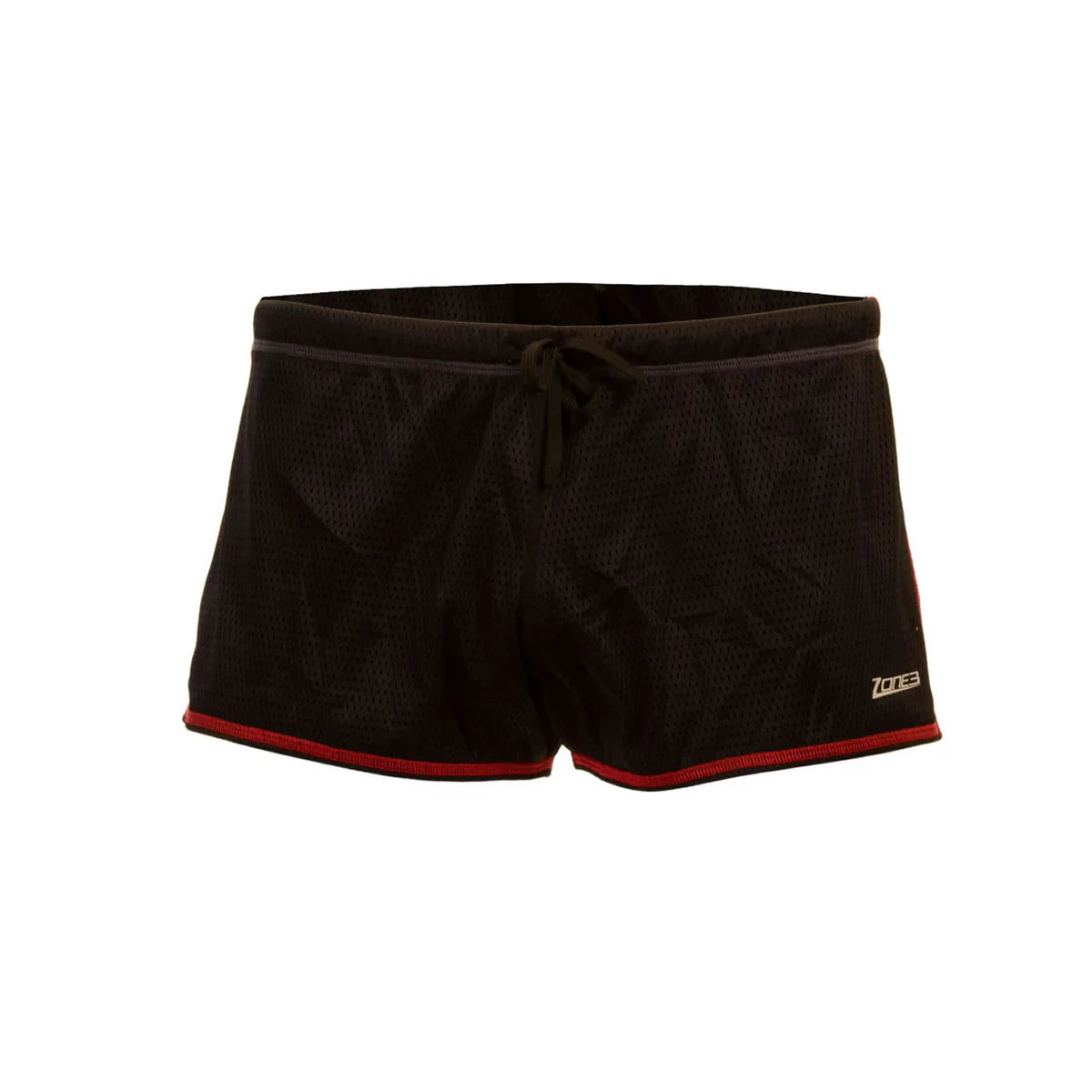 Zone3 Drag Shorts, Badehose, Badeshort, Trainingshose, unisex, schwarz/weinrot