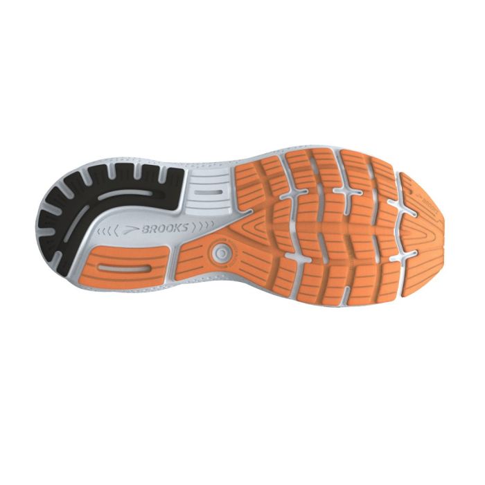 Brooks Ghost 16, Laufschuh, Damen, Black/Orange/White