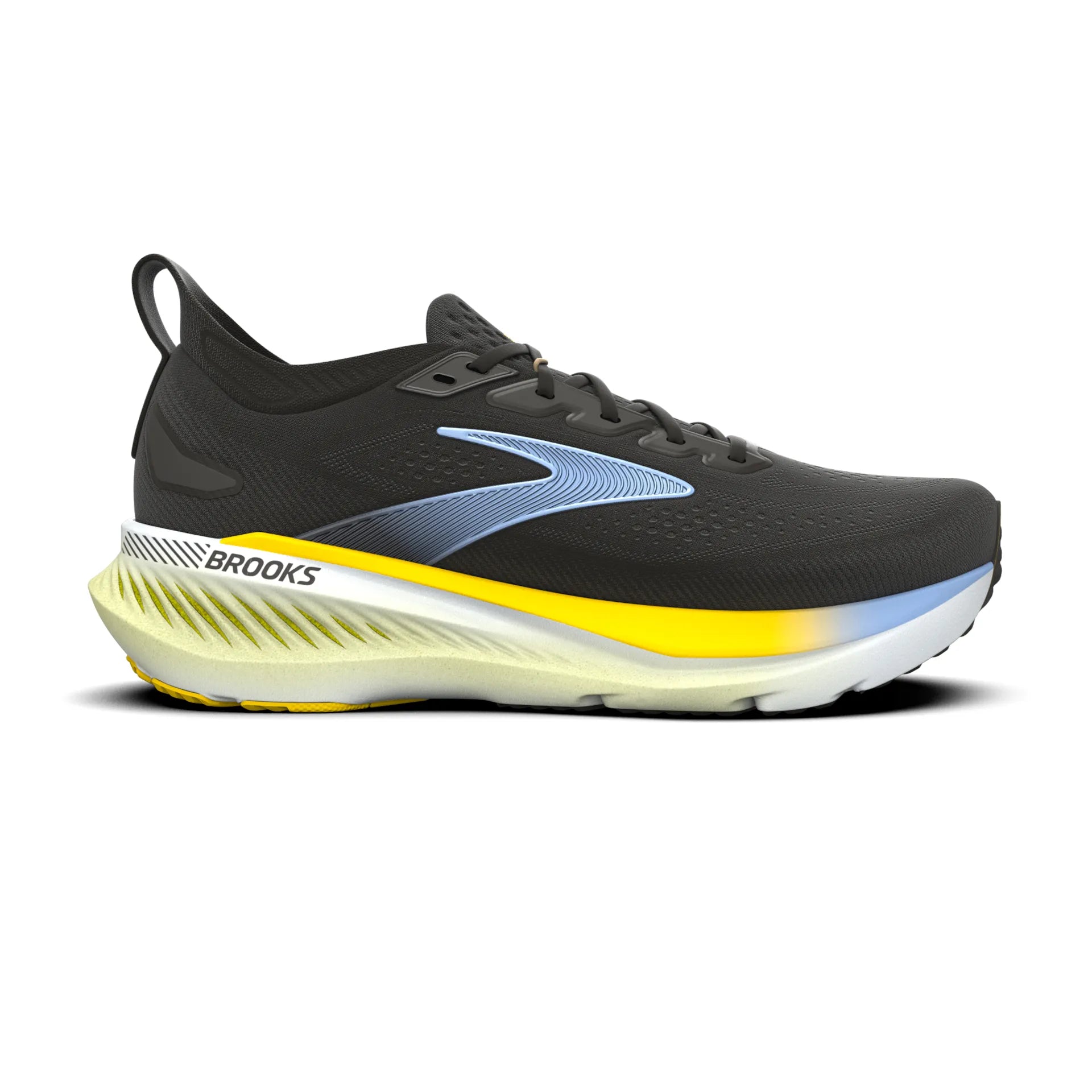 Brooks Glycerin GTS 23, Laufschuh, Herren, Black/Cyber Yellow/Nightlife