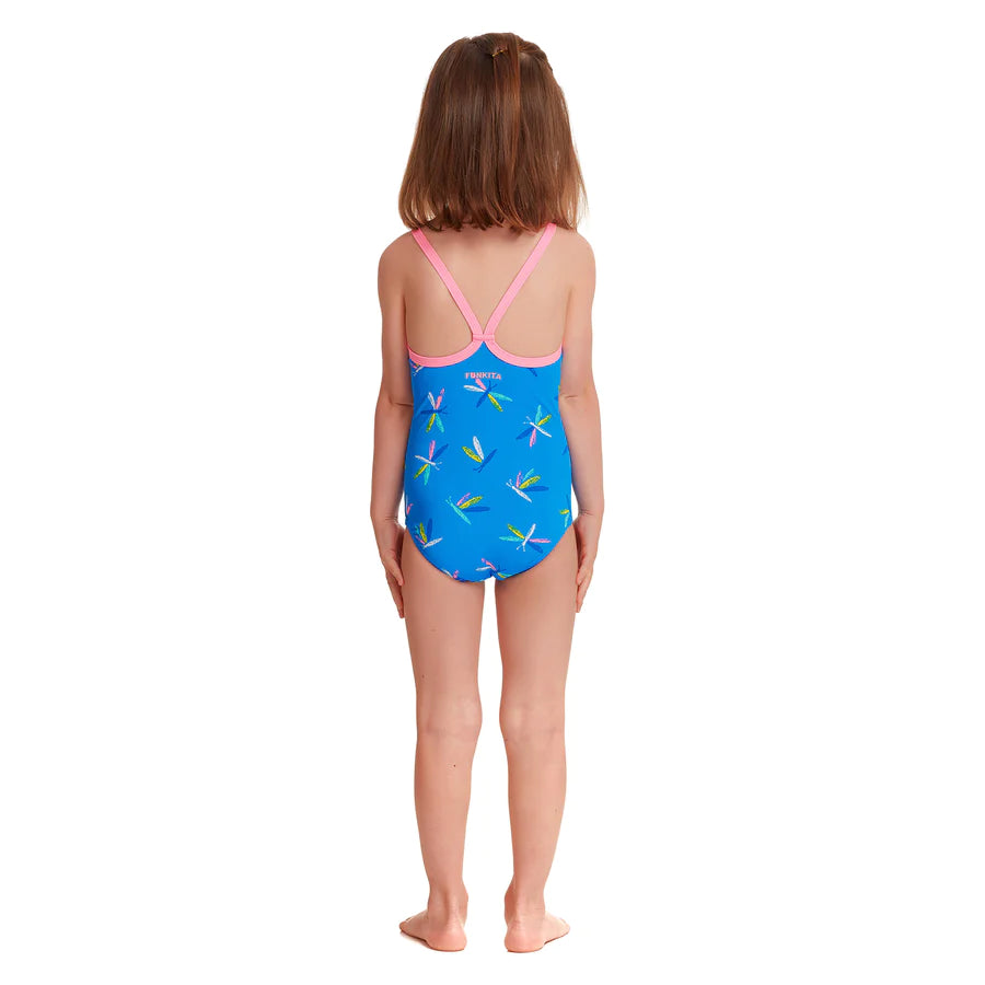 Way Funky Funkita, Printed One Piece Buzz Bird, Badeanzug, Kinder