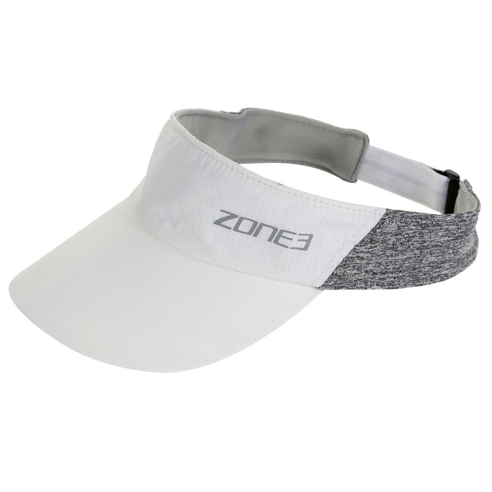 Zone3 Race Visor, weiß/grau