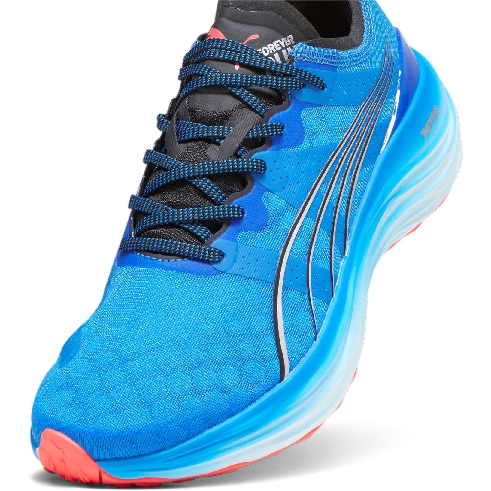 Puma ForeverRun NITRO, Laufschuhe, Herren, Ultra Blue-PUMA Black-PUMA Silver