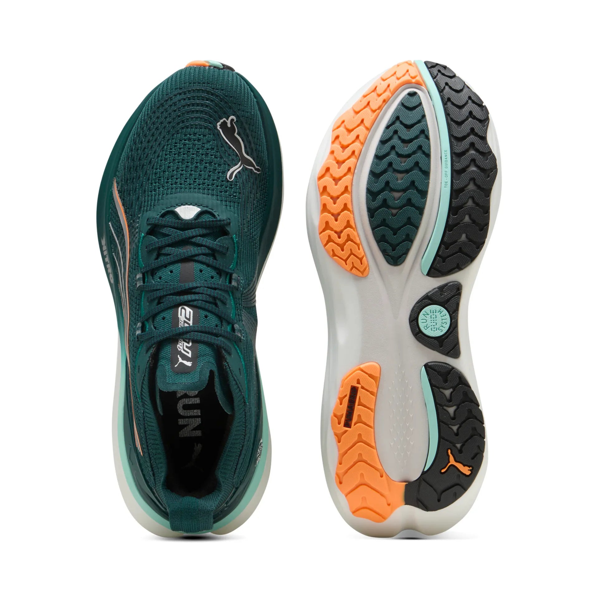 Draufsicht linker Schuh/Untersicht rechter Schuh