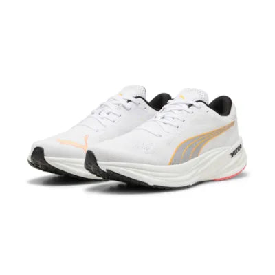 Puma Magnify NITRO 2, Laufschuhe, Herren, PUMA White-Sun Stream-Sunset Glow