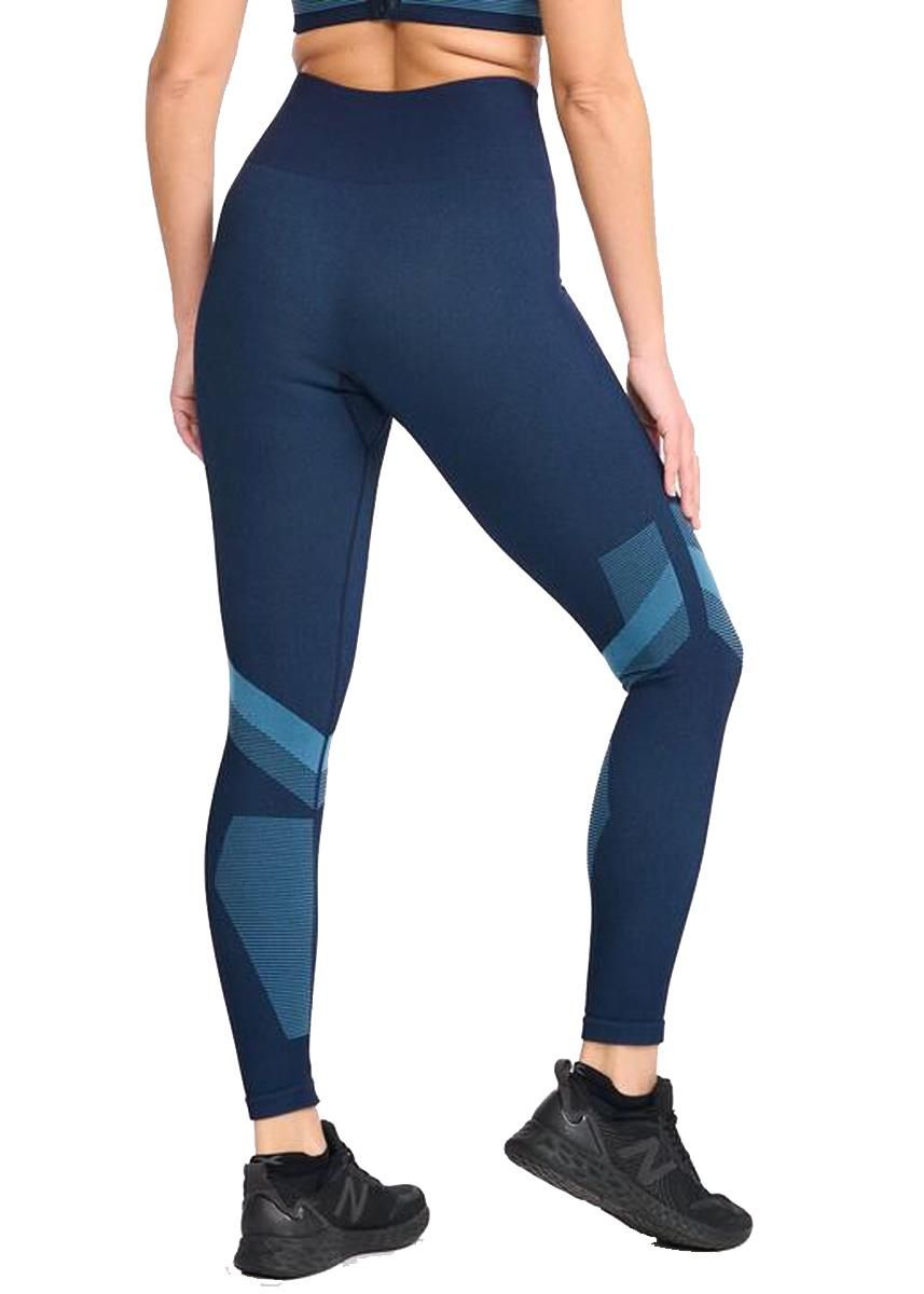 2XU Motion Tech Tights, Laufhose, Damen, Midnight/Lake Blue