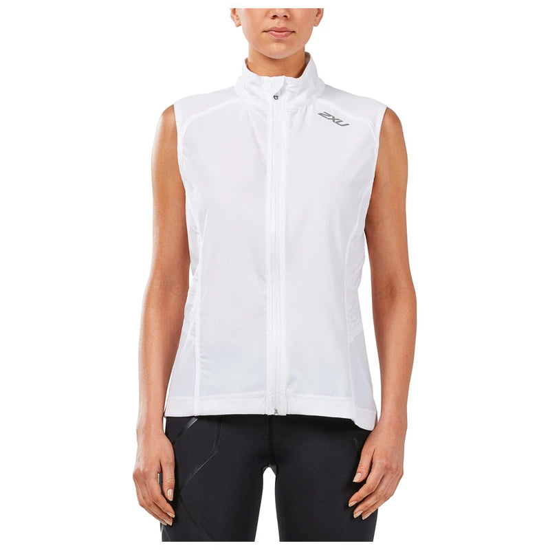 2XU XVENT Heritage Vest, Damen, White/White