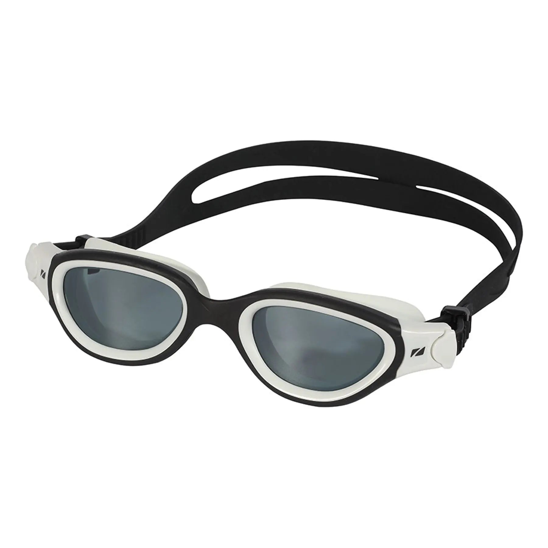 Zone3 Venator-X Schwimmbrille, schwarz/weiß/transparente Gläser