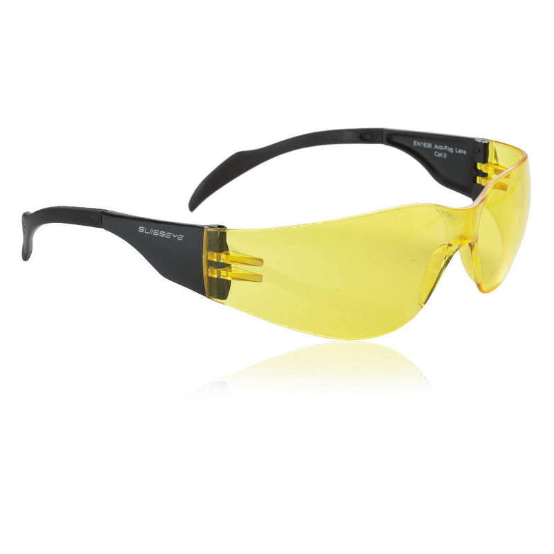 Swisseye Outbreak, schwarz, gelbe Gläser, Sportbrille, Radbrille