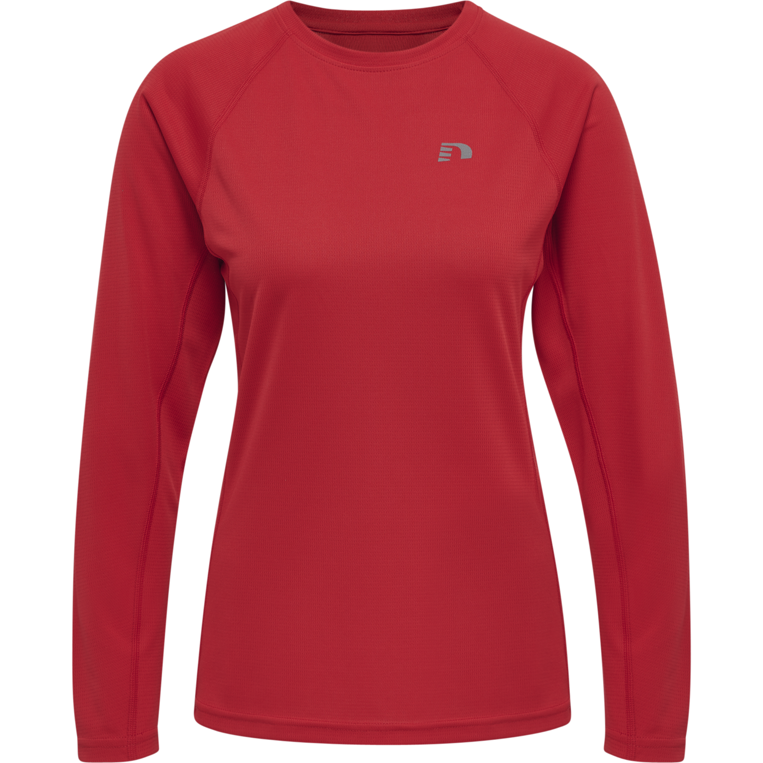 Newline Women Core Running T-Shirt L/S, women, tango red, red