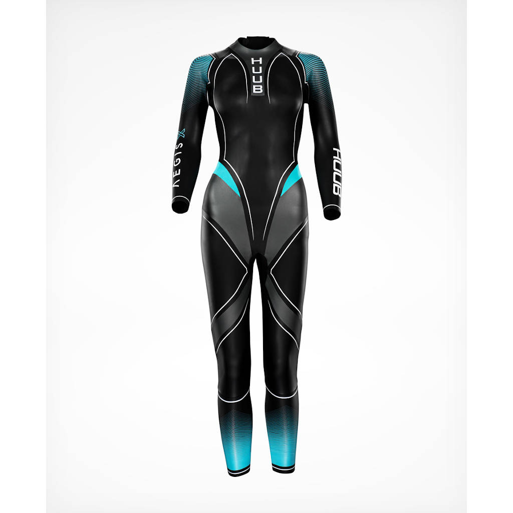 Tester Huub Aegis X 3:3, Neoprenanzug, Black/Teal, Damen, 2023