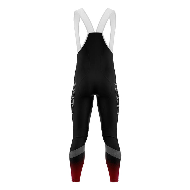 Huub Core 2 Thermal Bib Tights, cycling bib tights, men, black/red