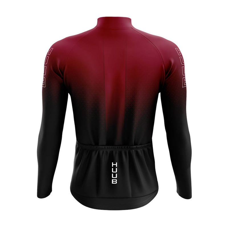 Huub Core 2 Long Sleeve Thermal Jersey, cycling jersey, men, black/red