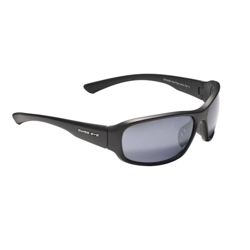 Swisseye Freeride, matt black, smoke glasses, sports glasses, cycling glasses