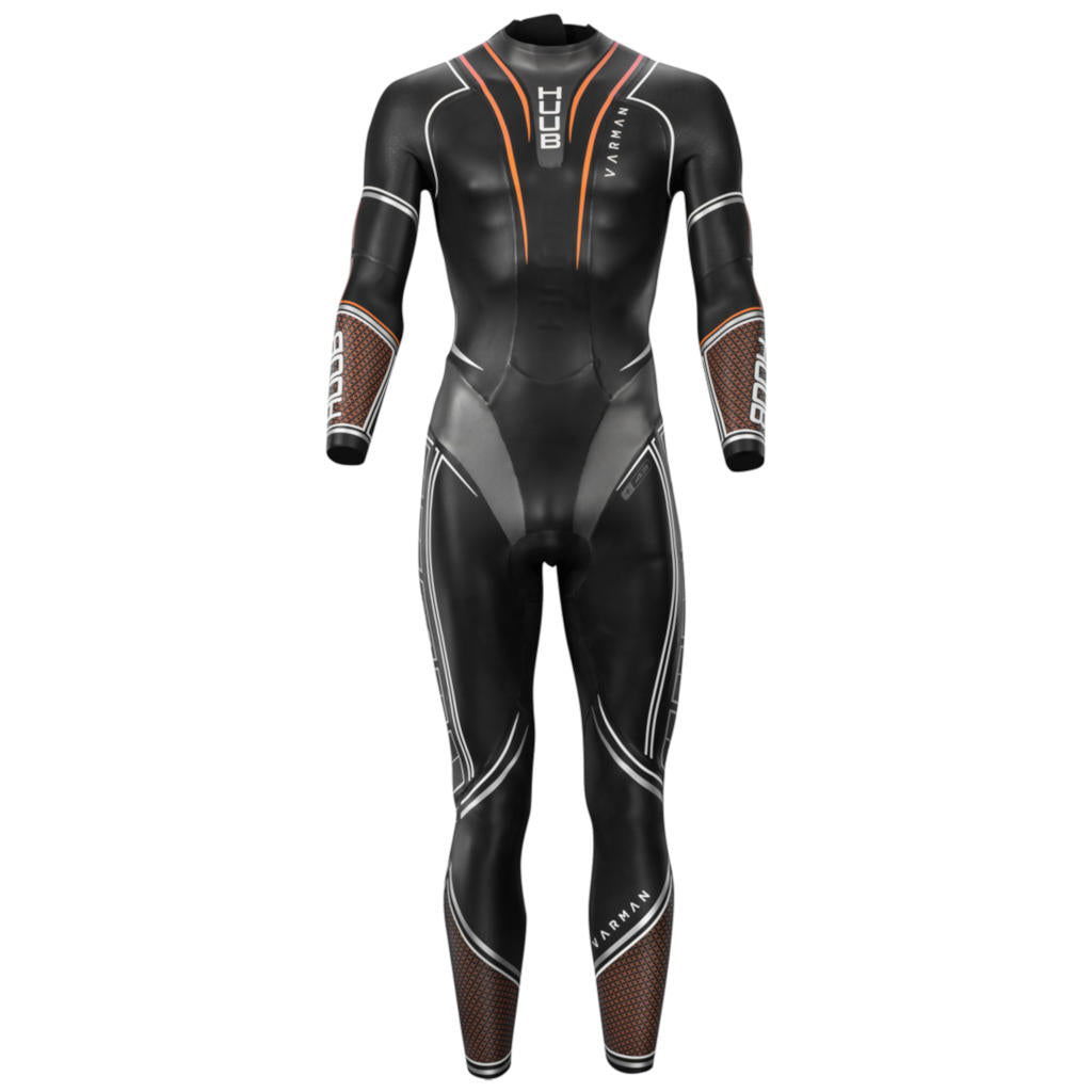 Huub Varman 3:5, wetsuit, men, 2021, black/grey/orange 