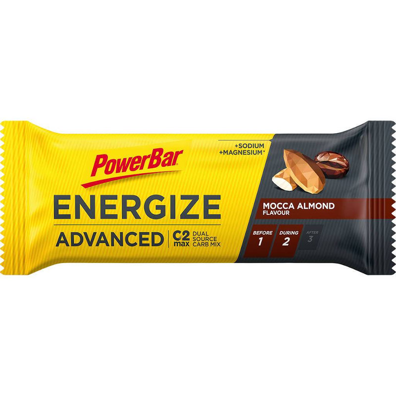 Powerbar Energize Advanced Riegel, Mocca/Mandel, 55g