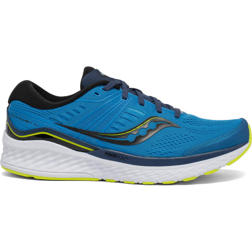 Saucony Munich 4, men, cobalt/citrus, blue