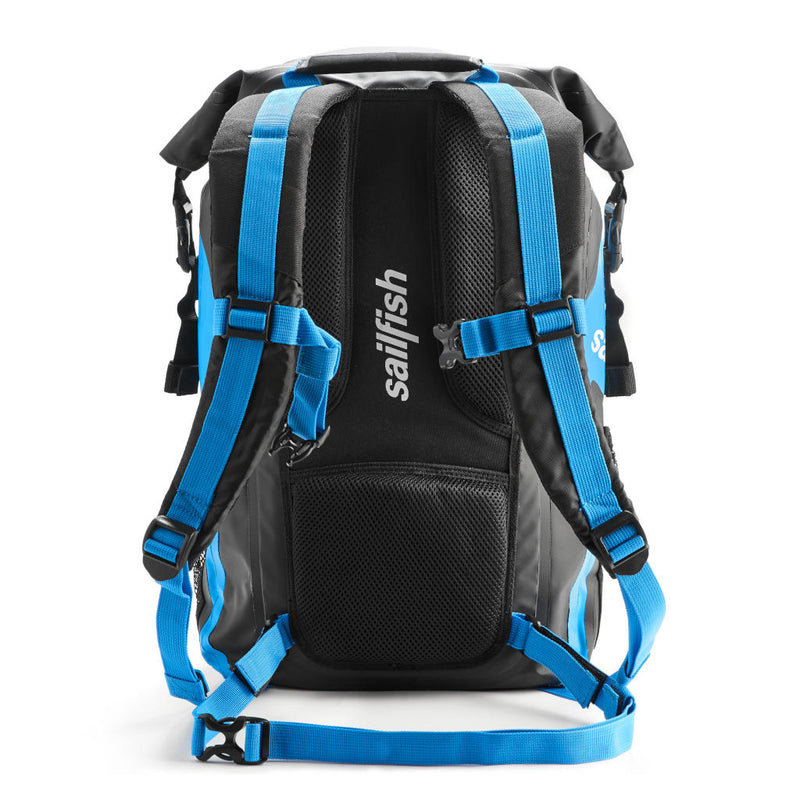 Sailfish Waterproof Backpack Barcelona, 36 l, Rucksack, blau/schwarz