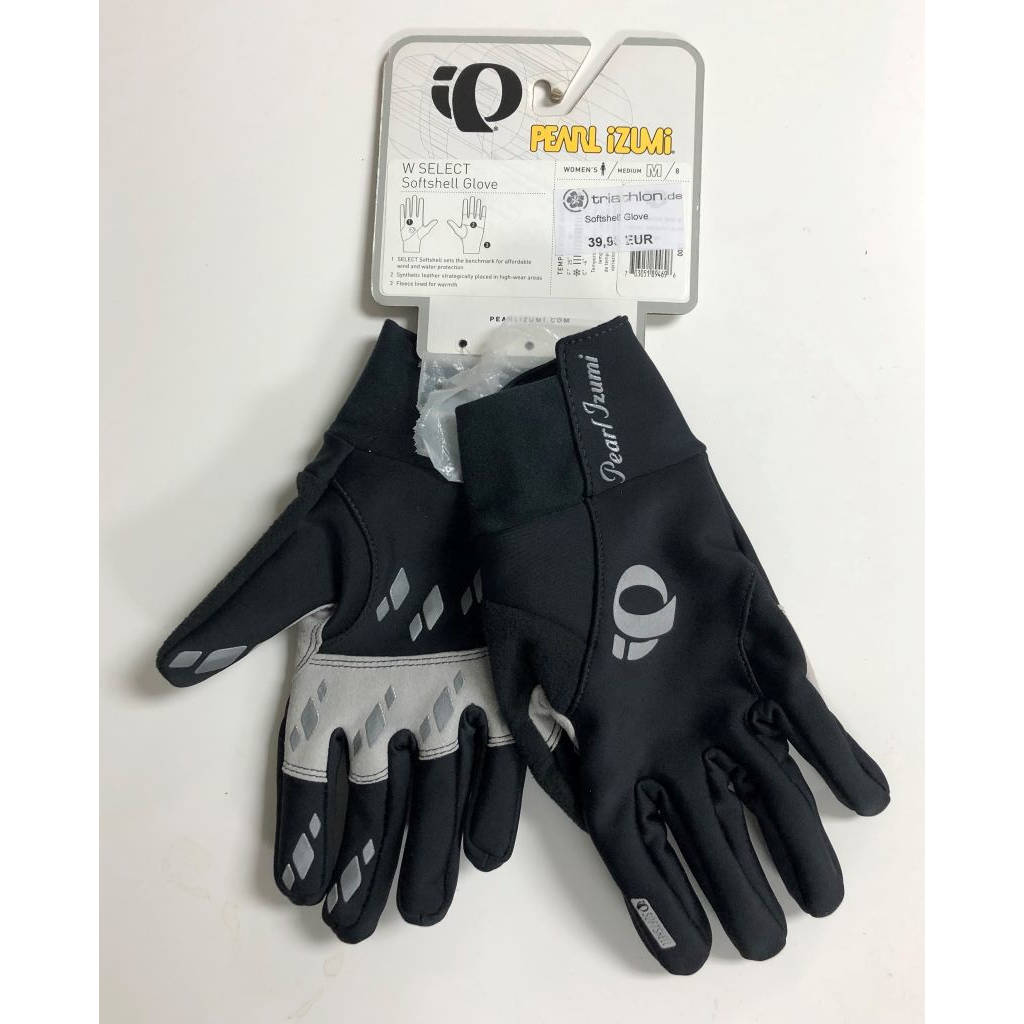 Pearl Izumi Select Softshell Glove, Handschuhe, schwarz, Größe M, Damen