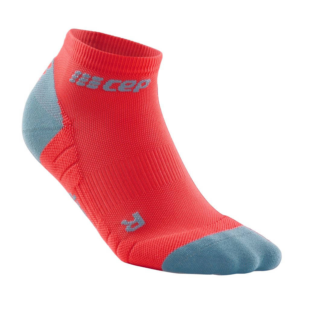 CEP Low Cut Socks 3.0, men, lava/grey, red/grey