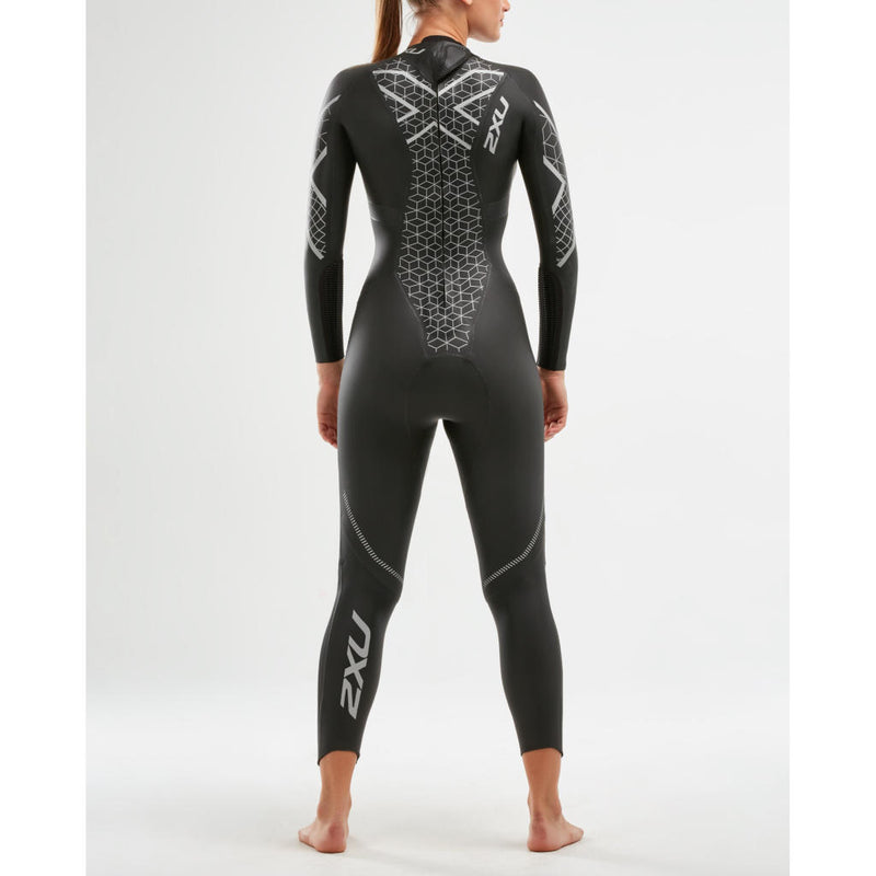 2XU P:2 Propel, wetsuit, black/textural geo, black/silver, women, 2023