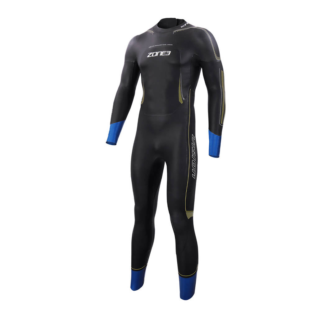 Tester Zone3 Men's Vision Wetsuit, Neoprenanzug, Herren, 2020, schwarz/blau