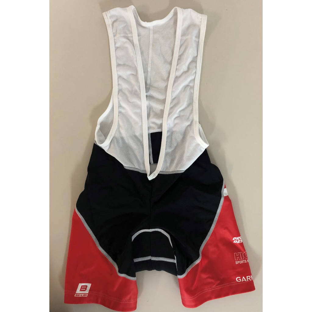 triathlon.de Basic Bib Short, cycling bib shorts, men, black/red/white