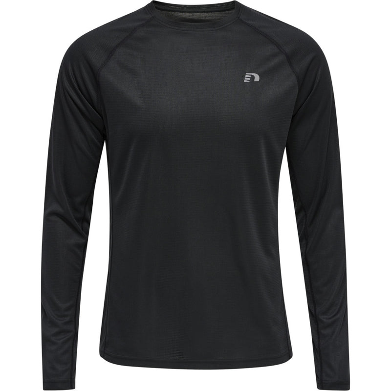 Newline Men Core Running T-Shirt L/S, Men, black, black