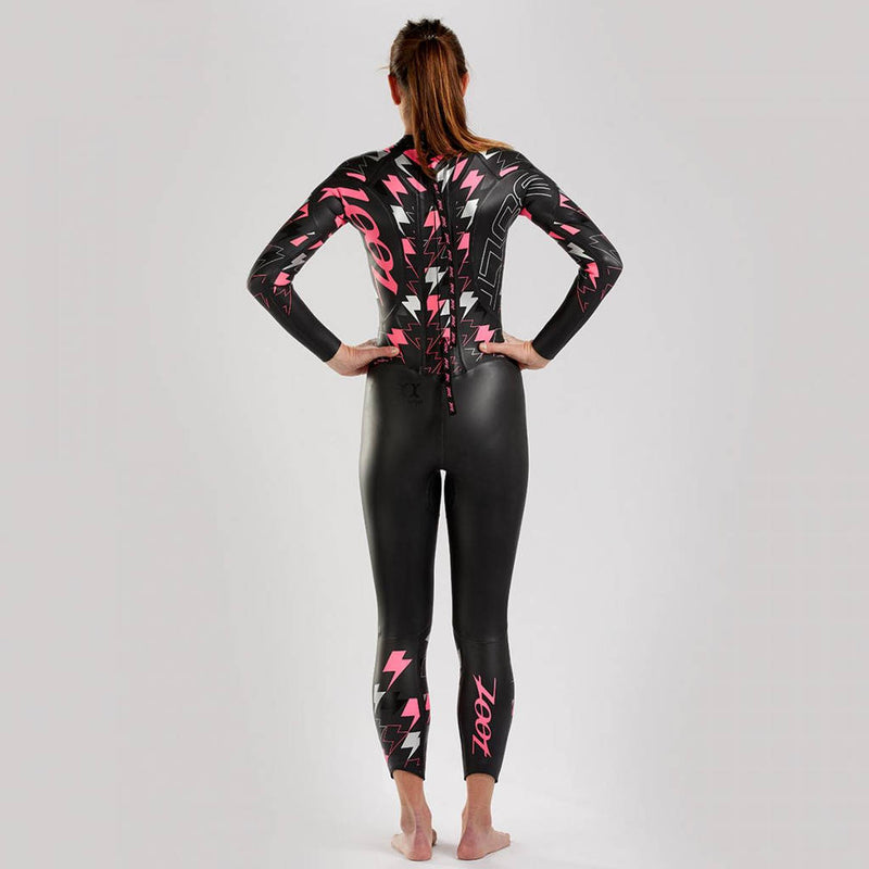 Tester Zoot Bolt wetsuit black/pink/silver women 2021