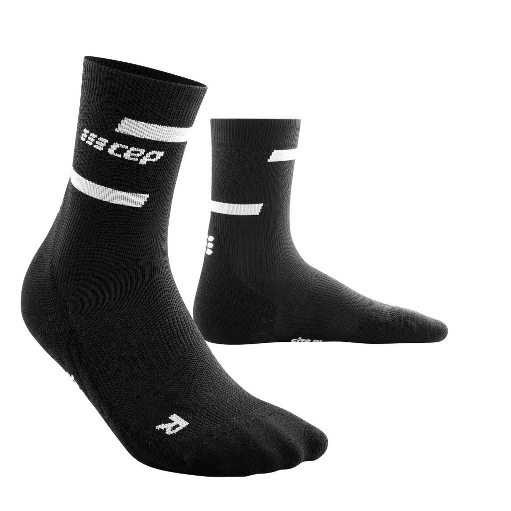 CEP The Run Compression Socks - Mid Cut, Men, black, black