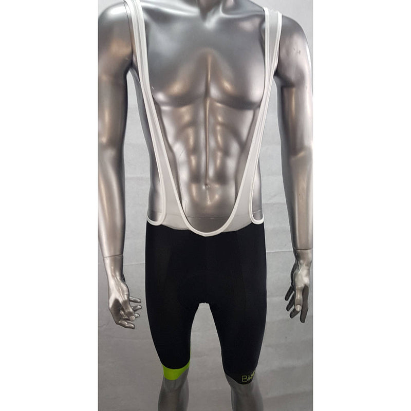Doltcini Sportswear, Cycling Pant Bib Elite, Short, Rad-Trägerhose, Herren, schwarz/weiß/grün