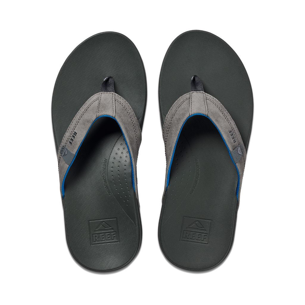 REEF Sandal Men's Cushion Spring, grey/blue, grey/blue, flip-flop