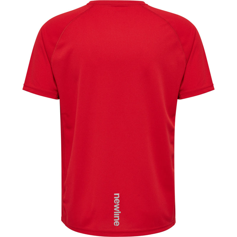 Newline Men Core Running T-Shirt S/S, Herren, tango red, rot