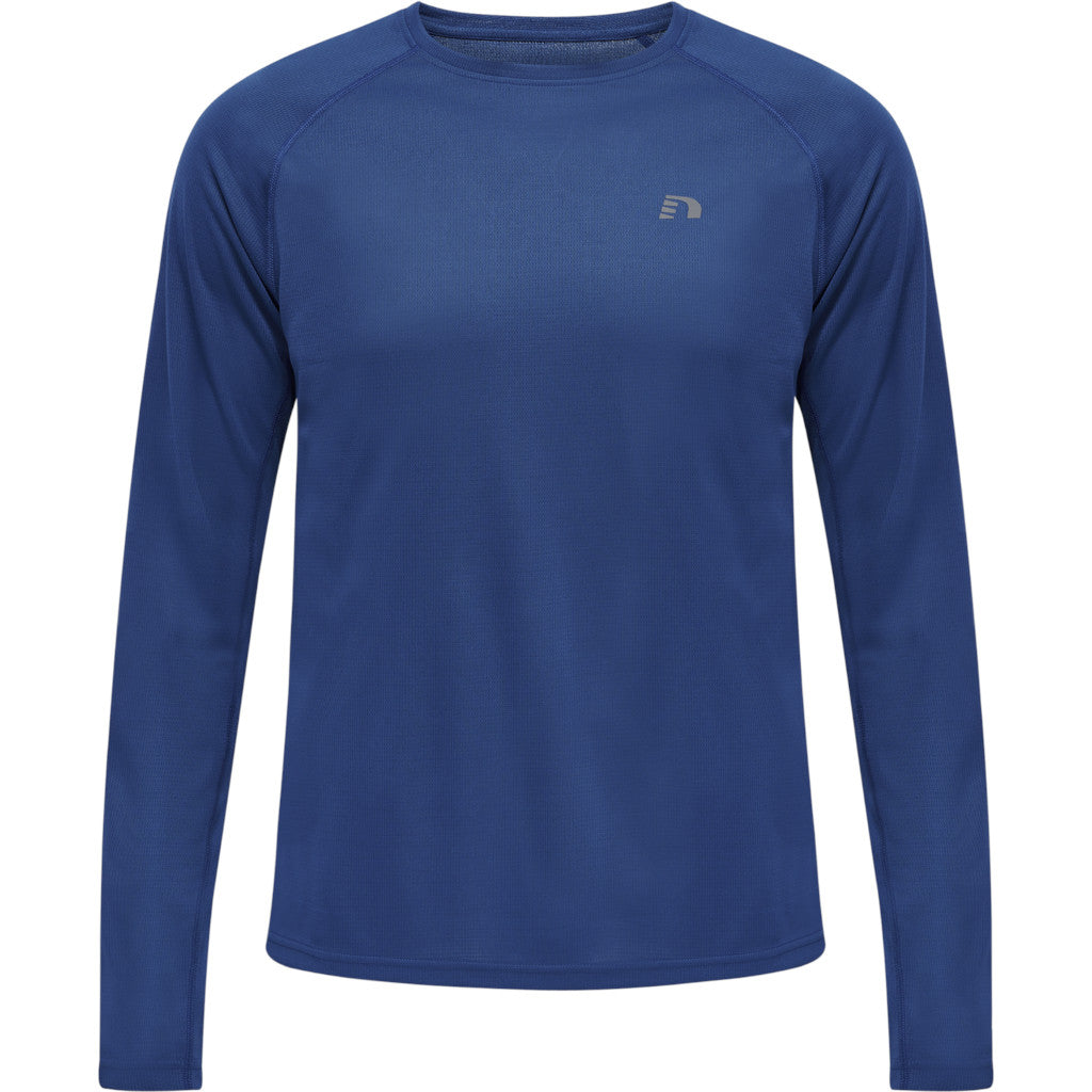 Newline Men Core Running T-Shirt L/S, Men, true blue, blue