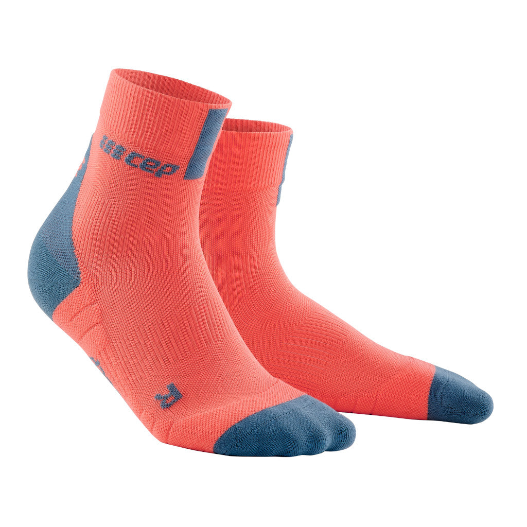 CEP Short Socks 3.0, Herren, coral/grey, korall/grau